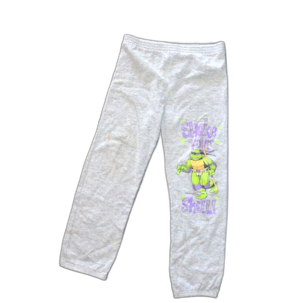 Teenage Mutant Ninja Turtle 1990 TMNT Shake Your Shell Sweatpants 10/12 Joggers